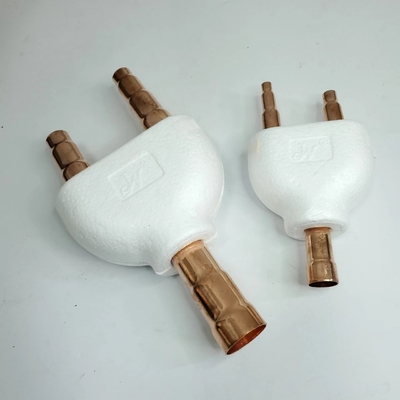 Air Conditioner Refrigerator Pipe Fittings Copper Y Branch Pipe TOSHIBA BY105E